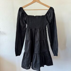 NWT Steve Madden Black Long Sleeve Dress Women’s XS
